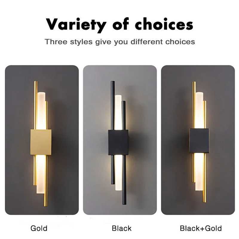 Modern LED Wall Lamp Indoor Lighting Bathroom Wall Sconces Light Fixture Living Room Corridor Bedroom Decoration Wall Lights C251124