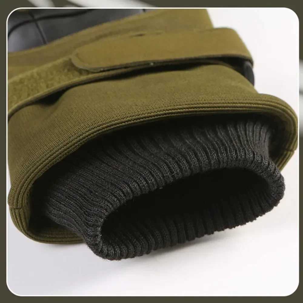 Winter Warm Thick Skiing Gloves Outdoor Hunting Protection Mountaineering Touchscreen Full Finger Gloves for Ski Motorcycle Bike J250922