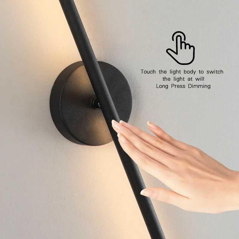 Lamp Body Touch Switch Dimmable LED Wall Lamps for Corridor Aisle Interior Energy Efficient Wall Lights Wall Sconce for Bedroom C251124