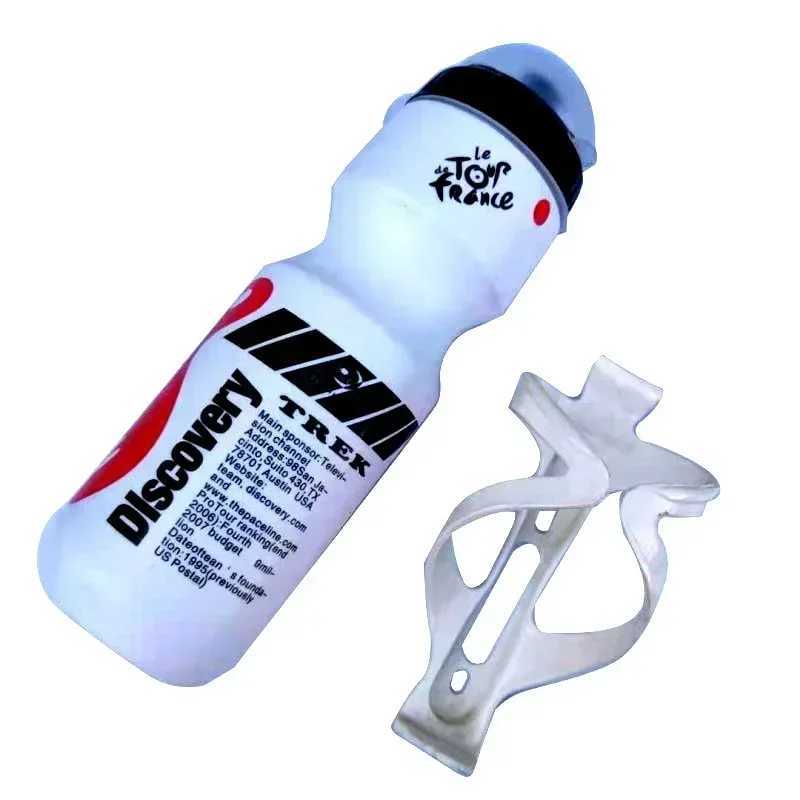 Bicycle Mountain Bike Sports Water Bottle with Water Bottle Bracket Outdoor Sports Camping Beverage Cup Portable Water Bottle J250923