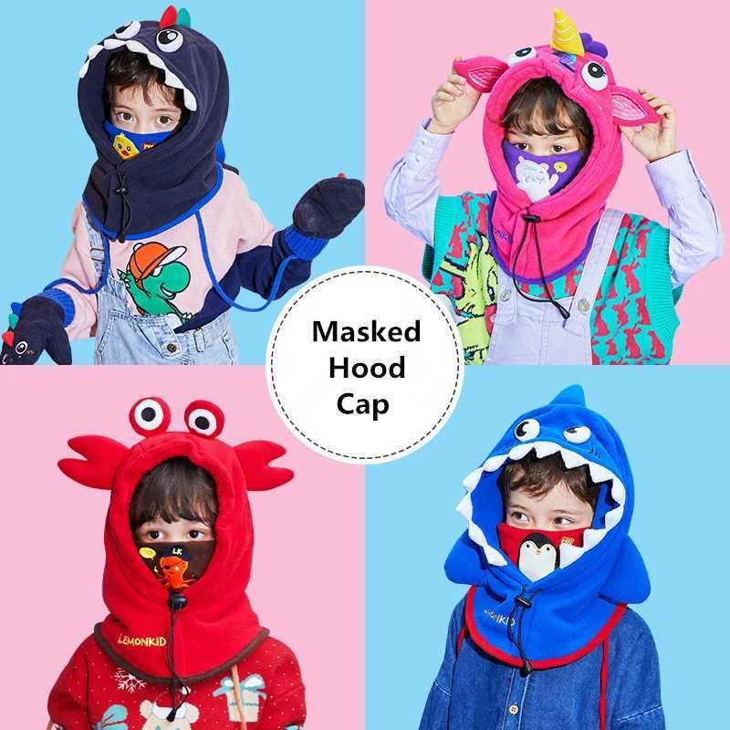 Kids Winter Fleece Warmer Balaclava Cap Thermal Tactical Military Helmet Windproof Full Face Mask Cover Ski Beanies For Boy Girl Z251029