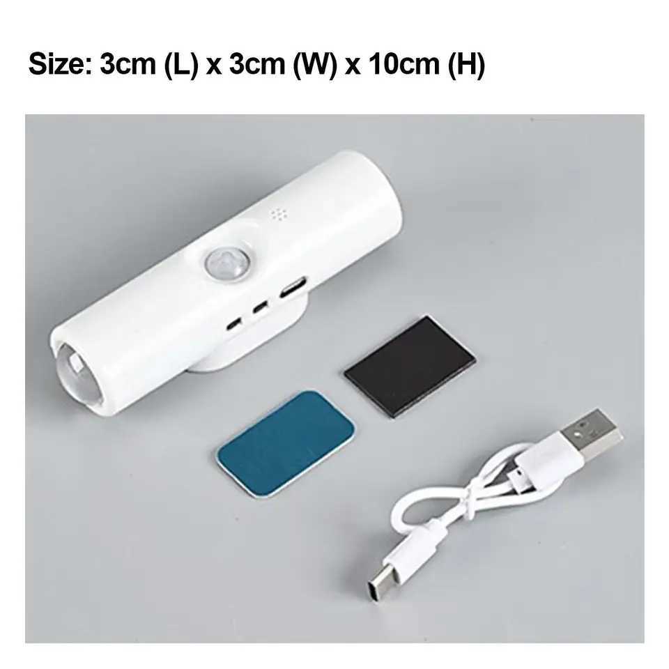 Usb Rechargeable Motion Sensor Led Night Light Wall Smart Lamp Rgb Wireless Stair Indoor Ambient Cordless Magnetic UpDown Decor C251124