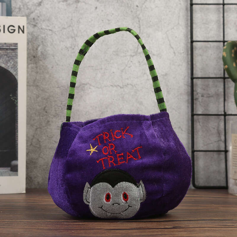 Candy Decoration Kindergarten Children's Gift Halloween Pumpkin Bag Scene Layout Props