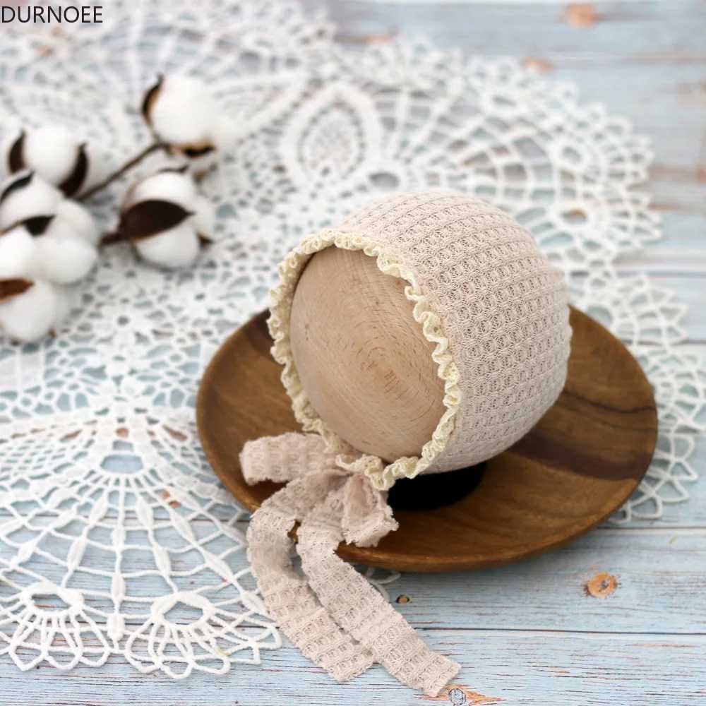 Newborn Bonnet Lace Hat Newborn Photography Props Accessories Bebe Photo Shoot Caps Z251029