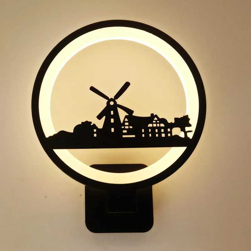 15W LED Wall Lamp Modern Creative Bedroom Wall Light Indoor Living Room Dining Room Corridor Lighting Decoration C251124