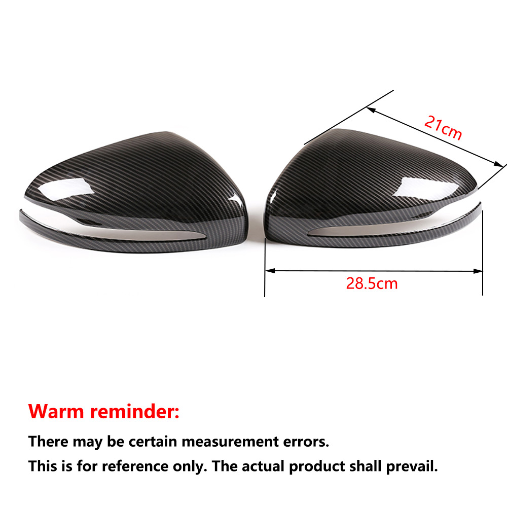 Car Carbon Fiber Side Rearview Mirror Cover Wing Mirror Cap Decoration for Mercedes Benz G Class W464 G63 AMG 2019-2025 GLE W167 GLS X167 450 53 63 Ex