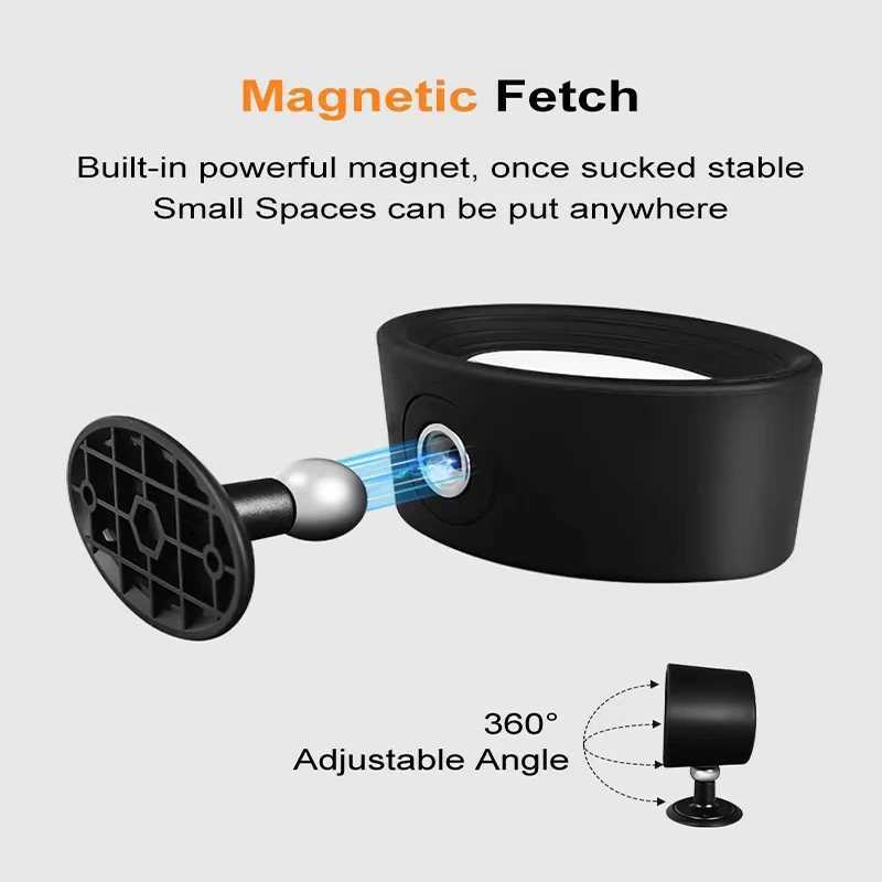 LED Wall Mounted Lights Rechargeable Sconces Lamp 3 Color Temps Touch 360Rotation Dimmable Cordless Light C251124