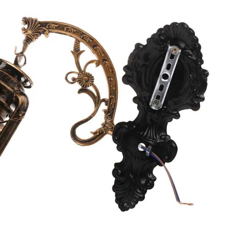 2025 New Vintage LED Wall Lamp Barn Lantern Retro Kerosene Wall Light European Antique Style C251124