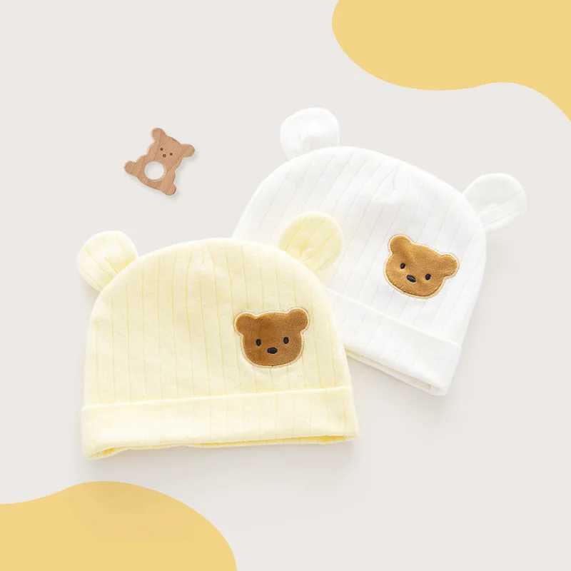 Autumn Winter Baby Hat Comfortable Hats Cute Ear Shape Cotton Cap Newborn 0 3Month Z251029