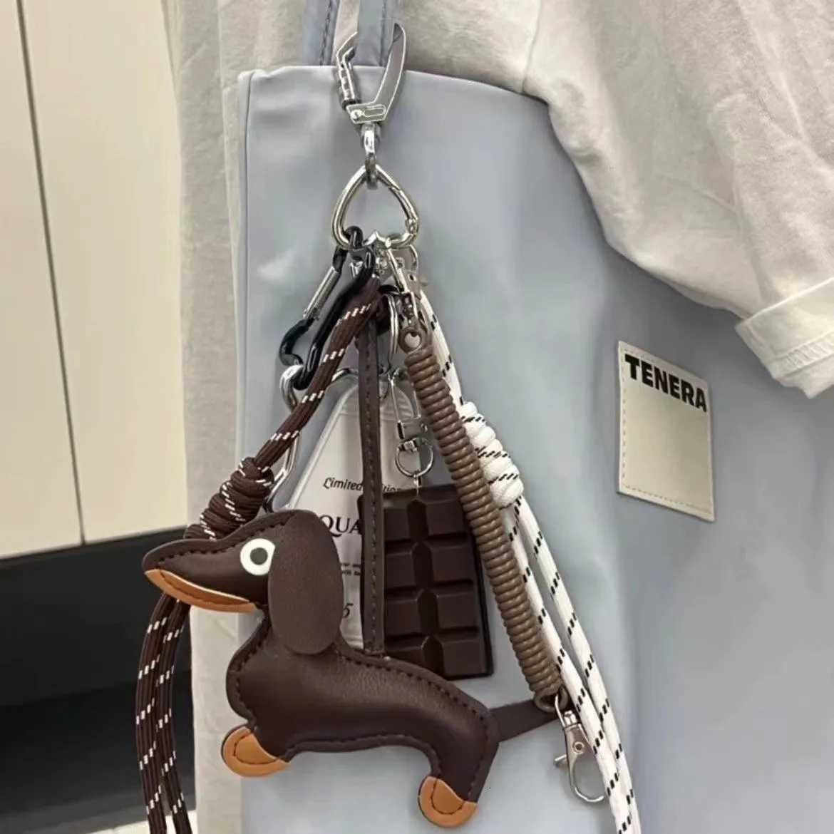 Bags Pendant HandBags Parts Accessories Rope Charm Keychain Cartoon Pattern Accessories D250923