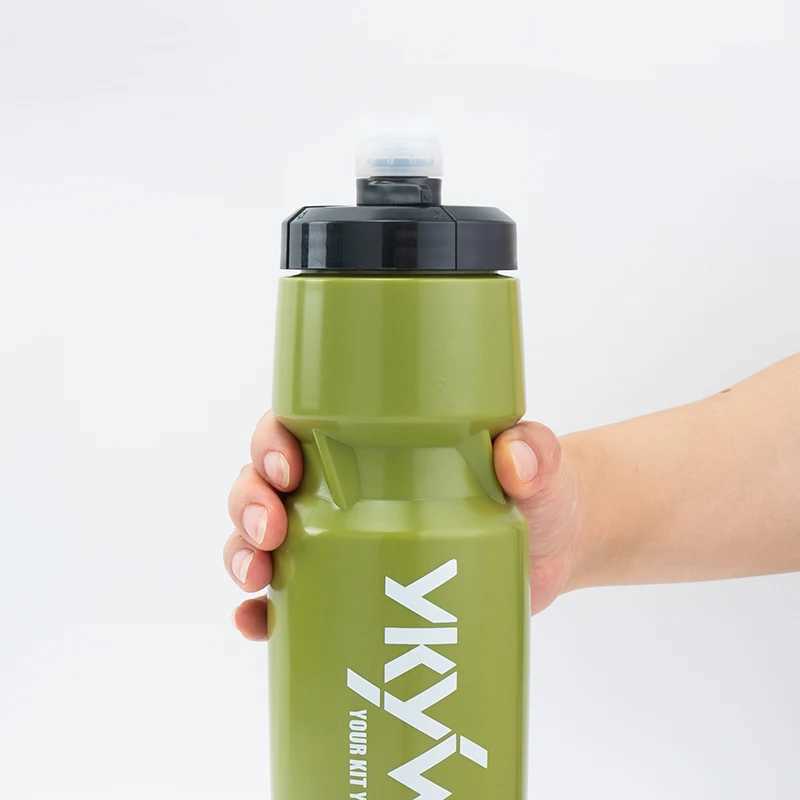 YKYWBIKE Cycling Water Bottle 750ML 620ML Leakproof Cap Squeezable Bicycle Press Bottles Road Bike Outdoors Press Cup J250923
