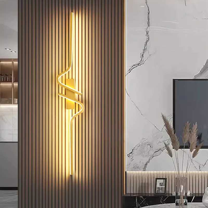Modern Led Wall Lamp Minimalist Bedroom Bedside Wall Sconce Led Lights for Living Room TV Sofa Home Decor Background Wall Lamp C251124