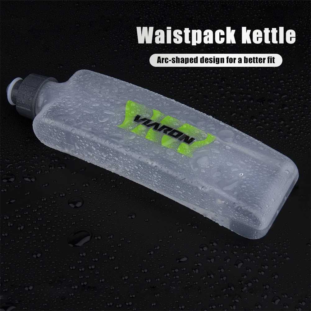 350ml Fitness Water Bottles Flat Kettle Portable Water Bag with Dust Cover Marathon Outdoor Drinkware J250923