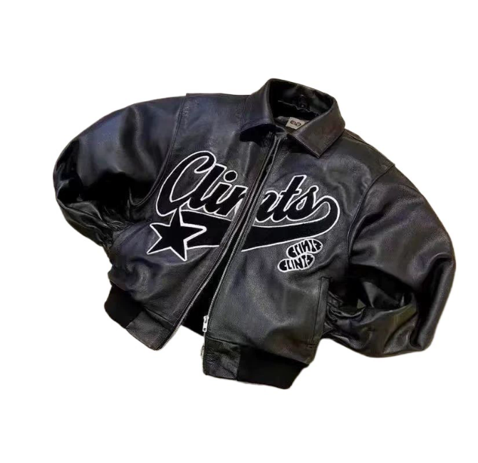 Y2k Gothic Punk Leather Jacket Hip Hop Punk Pattern Embroidered Motorcycle Jacket Fashionable and Simple Streetwear Zipper Coat 250806