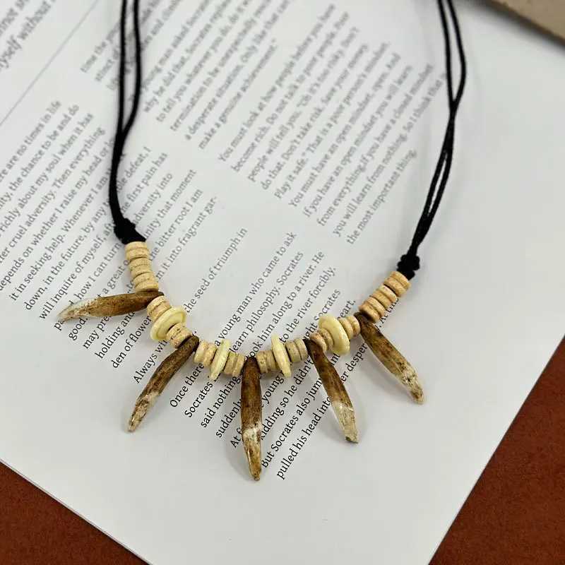 58cm doll clothing accessories labubu leader zimomo dog tooth necklace diy pheasant tail headwear apron X250923