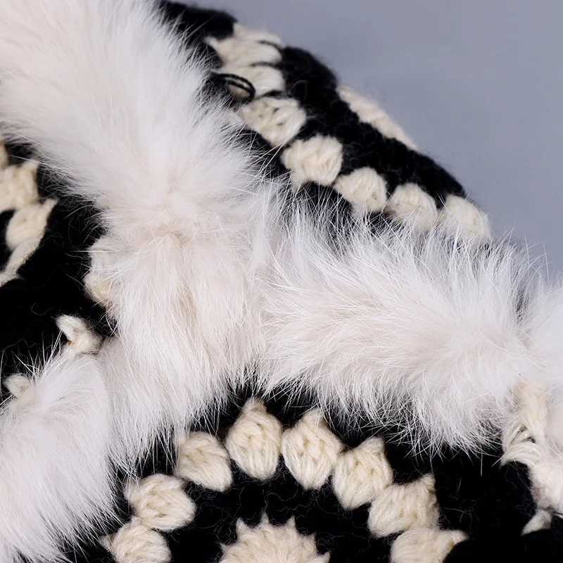 Lion Knitted Hat For Women Winter Warm Plush Tiger Head Animal Ear Cap Soft Crochet Beanie Cute Outdoor Festival Costume Z251029