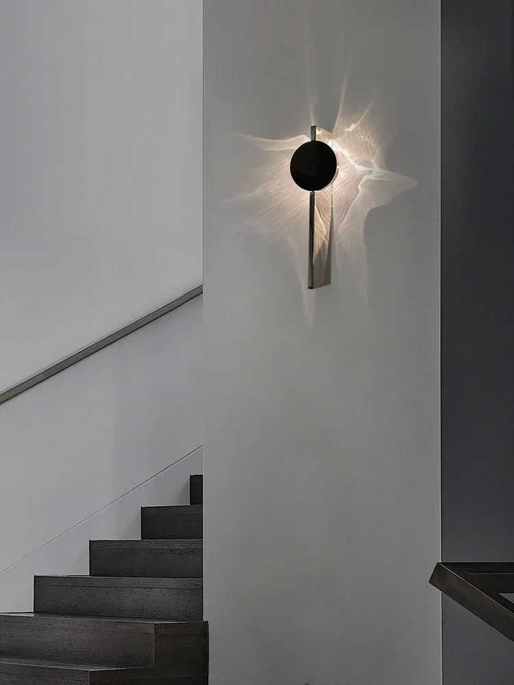 Minimalist LED Lamp Living Room Background Wall Lamp Foyer Bedroom Bedside LED Wall Lamp Aisle Atmosphere Creative Wall Hanging C250923