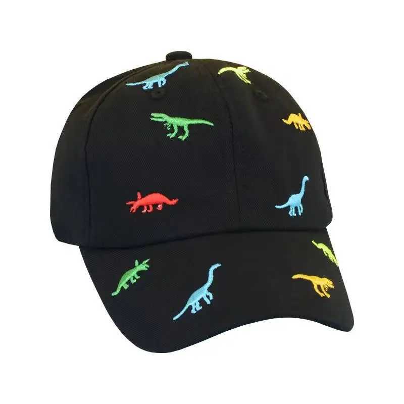 Kids Baseball Cap Dinosaur Embroidery Children Girls Boys Sun Hat Spring Summer Outdoor Adjustable Visor Baby Cap Z251029