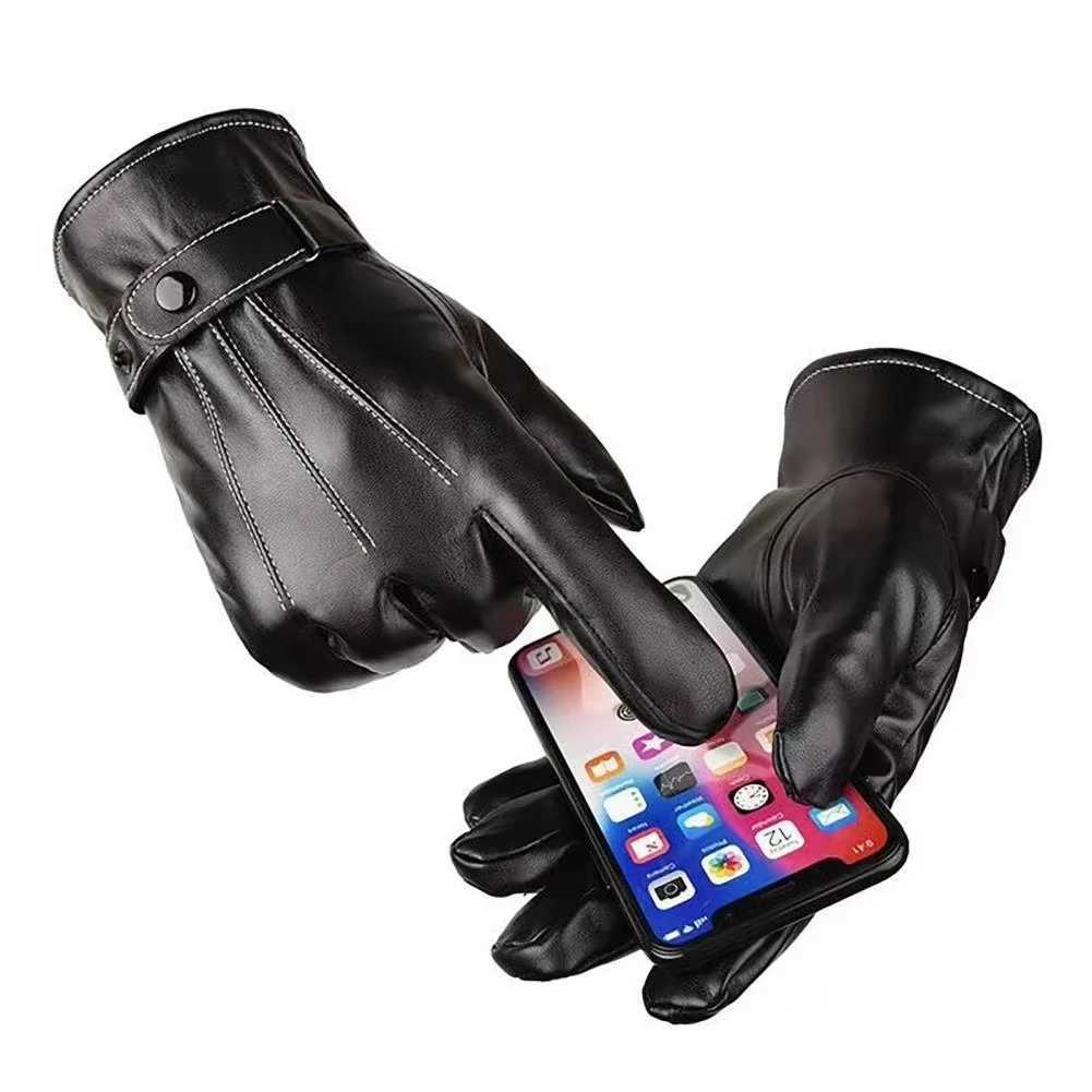 Winter Cycling Gloves Motorcycle Winter Outdoor Waterproof Touch Screen Cold Protection Pile Thick Riding Electric Warm Gloves J250922