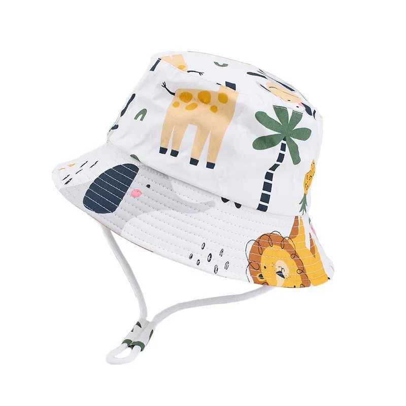 Summer Panama Baby Girls Hat Autumn Cartoon Boys Fisherman Hat Baby Sun Hat Outdoor UV Bucket Hat for Kids Toddler Bonnets Z251029