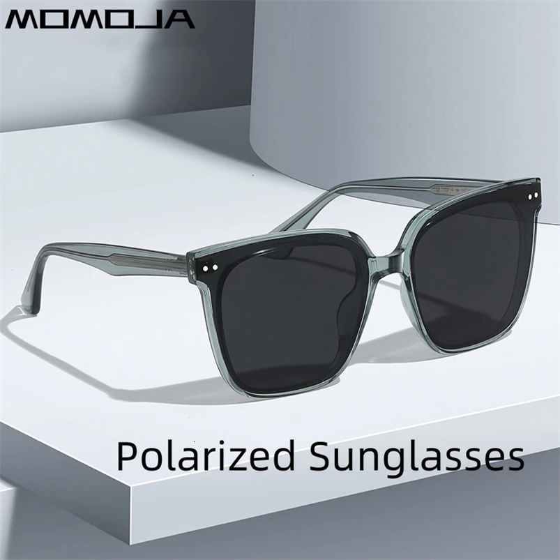 MOMOJA Fashion Business Polarized Eyeglasses Classic Retro TR Sunglasses Optical Prescription Glasses Frame For Men TR7507 240528