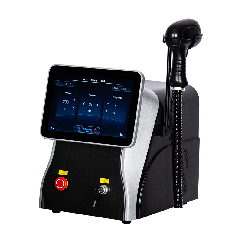 Professional Grade 808NM 808/755/1064 nm Hair Removal Device Featuring an Advanced Cool-Skin Technology & Three Different Lasers Settings