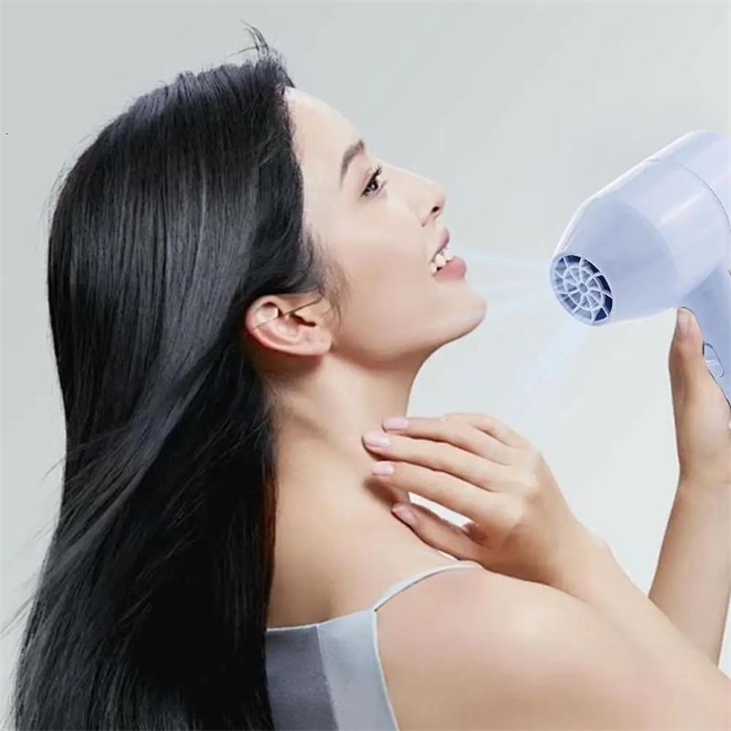 Wireless Hair Dryer Cordless Hair Dryer For Women USB Rechargeable Battery Powered Low Noise Small Hair Dryer 2 Levels Speed 250207