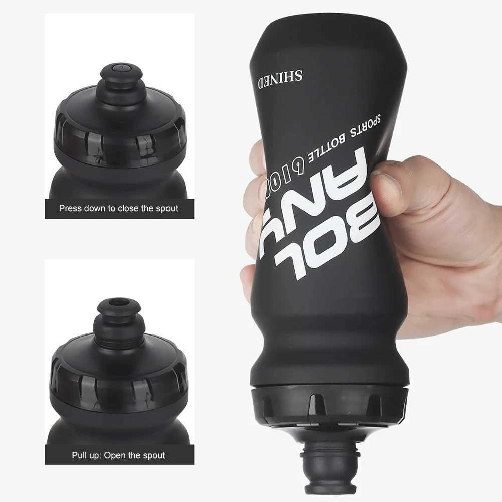 BOLANY Bicycle Water Bottle 610ml Sports Water Bottle MTB Portable Squeeze Drinking Outdoor Kettle Cycling Supplies J250923