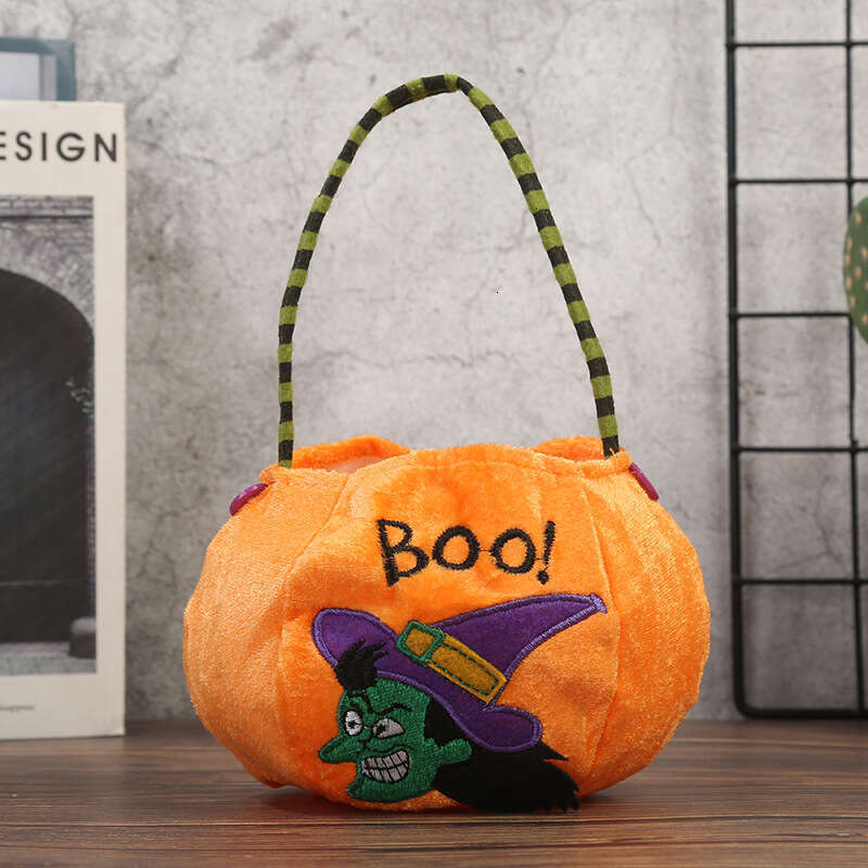Candy Decoration Kindergarten Children's Gift Halloween Pumpkin Bag Scene Layout Props