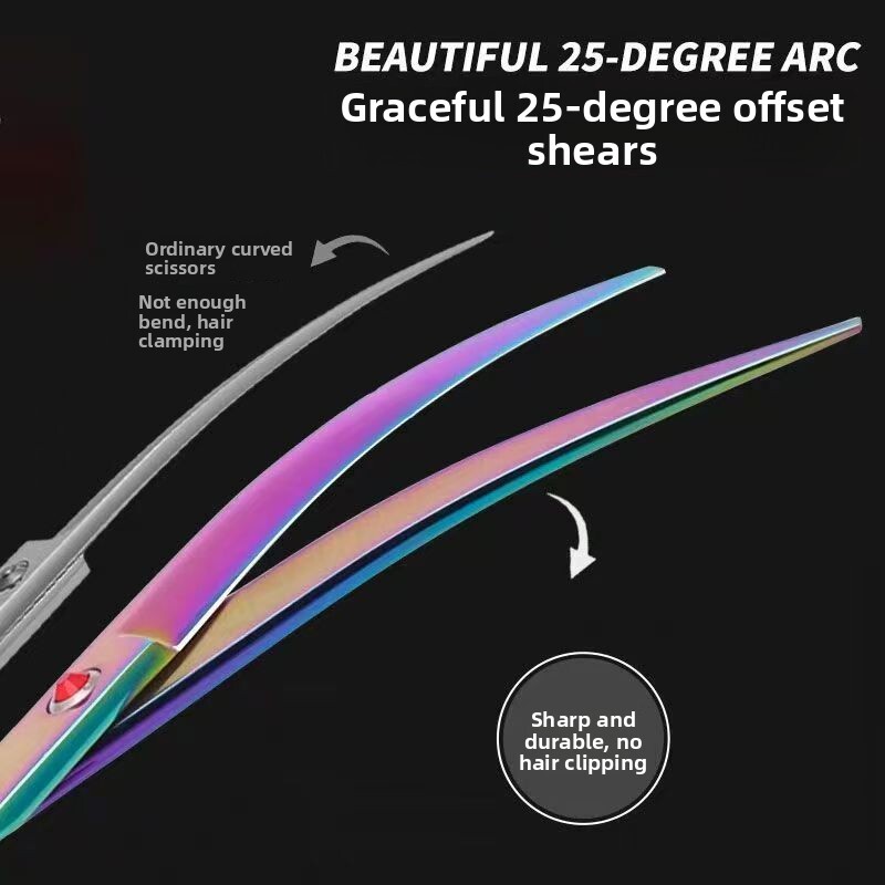 Colorful Pet Tool Set Hair Trimming Haircut Artifact Straight Dental Scissors Professional Grooming Tools high quality Wholesale