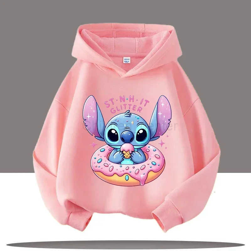 Disney Gender-neutral Childrens Hoody by Stylish Stitch Pattern Ideal for Seasonal Wear H251119