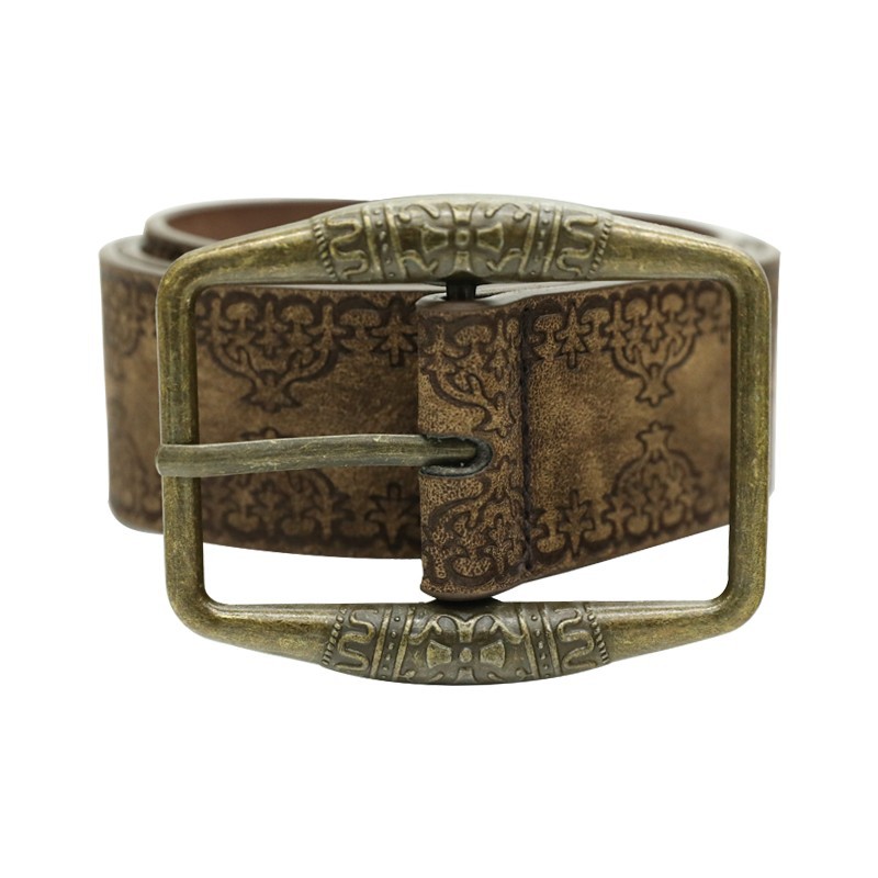 Designer Belt Cowhide Belts Women Leather Belts Retro Embossed Belt Fashion Pin Buckle Women Belt With Strap DE986