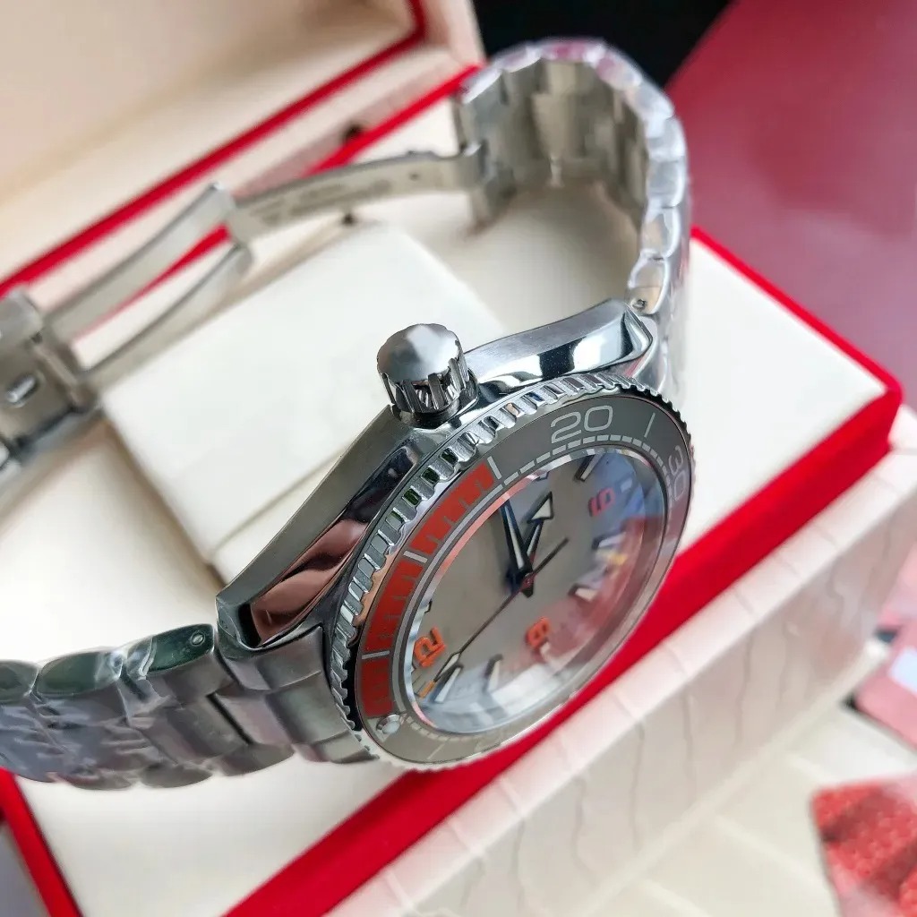 U1 Top AAA Ceramaic Bezel 600m Sea Men Mens chronograph Watch Luminous Relogio Luxury Sports Ocean Automatic Watches Movement Mechanical Swiss Master 