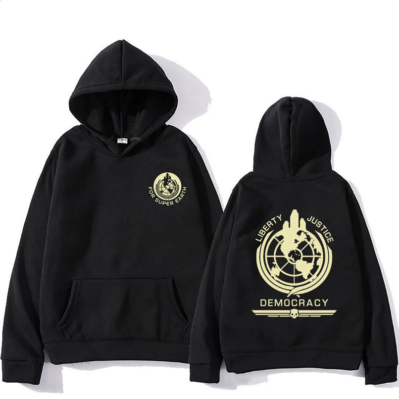 Hell Diver Hoodie Comfortable Hoodie Long Sleeve Sweater Mens/Womens Autumn/Winter Clothing Casual Graphic Printed Hoodie 240904