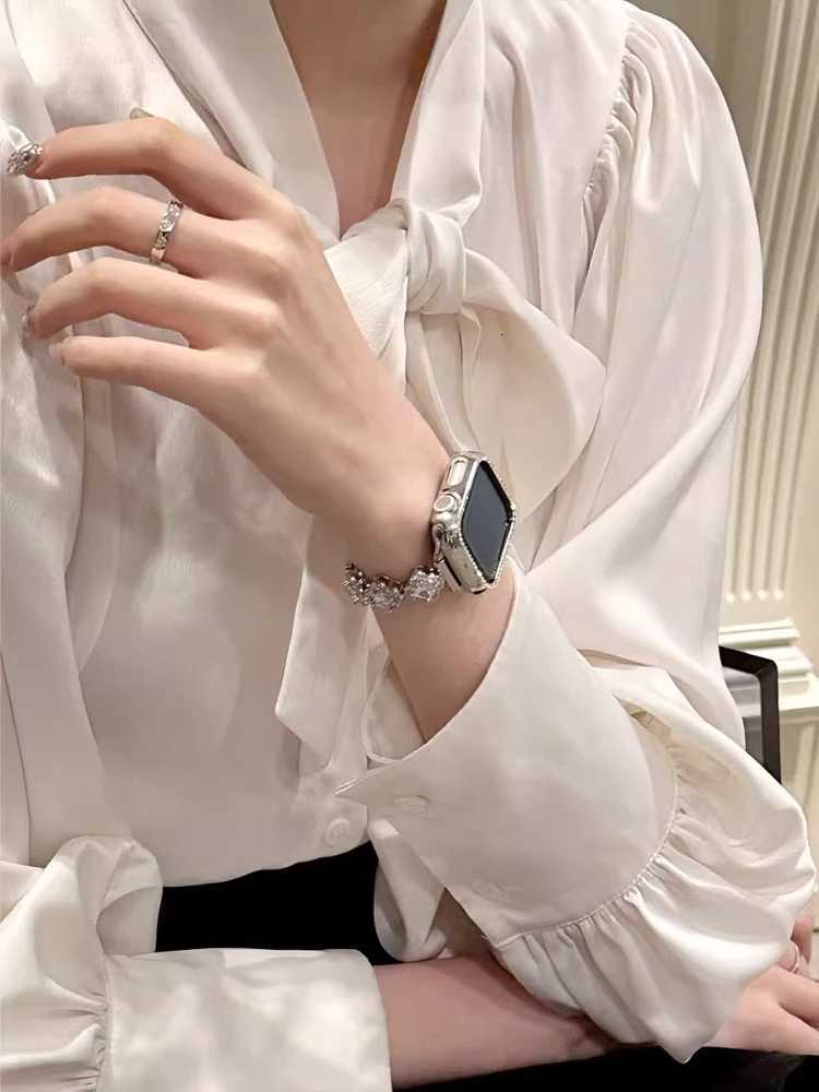 Luxury Luxury Diamond Band For Watch 38mm 40mm 41mm 42mm 44mm 45mm 49mm Wan Metal Bracelet Strap For iWatch 9 tra 8 7 SE 6 5 Y250923aw