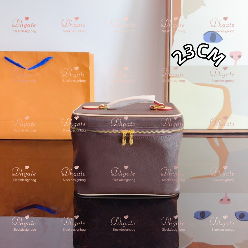 Designer Vanity Bag Women Leather Nice Mini Cosmetic Cases Totes toiletry Luxury Shoulder Bags Crossbody Handbag large makeup bag Top Quality Purses