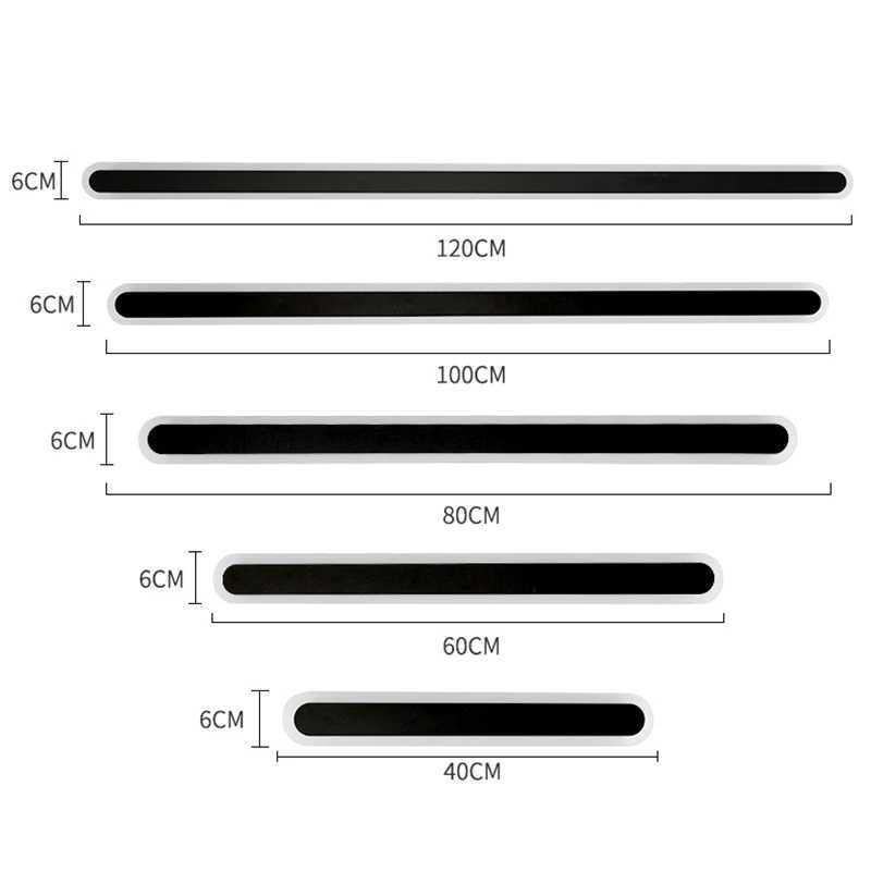 Modern Dimmable LED Linear Wall Light Smart APP Remote Control Long Strip Bar Light Bedroom Living Room Background Sconce Lamp C251124