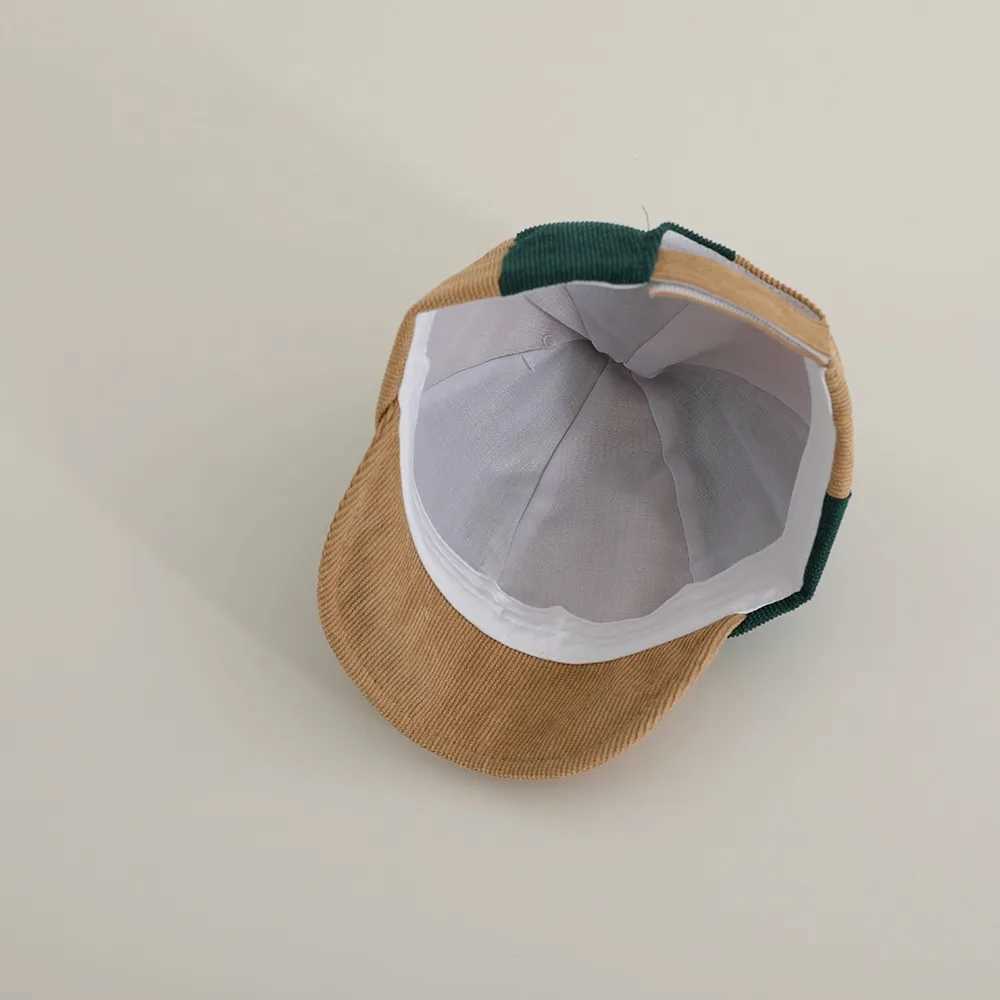 Children Patchwork Peaked Hats Fashion Baby Pointed Cap Allmatch Boy Baseball Hat Cotton Girls Sunscreen Caps Toddler Clothes Z251029