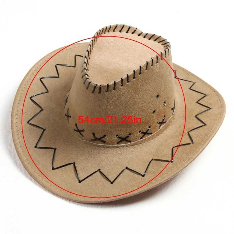 Fashion Cowboy Hat for Kids Personalized Party Straw Hat Suede Fabric Sun Hat Children Western Cowboy Hat for Boys Girls Z251029