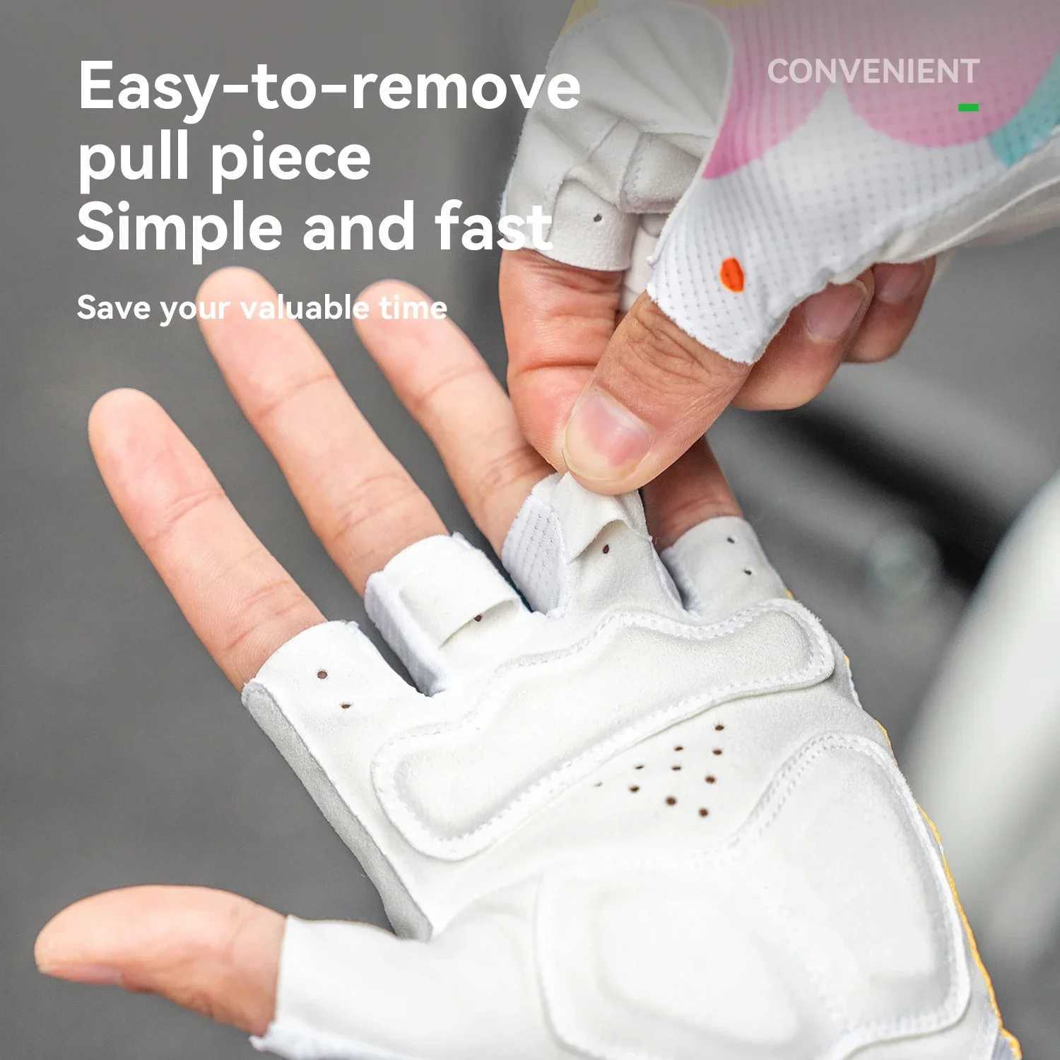 ROCKBROS Summer Half Finger Cycling Gloves Gel Padding Breathable Shock Absorbing Cycling Accessories Pro Cycling Gloves J250922