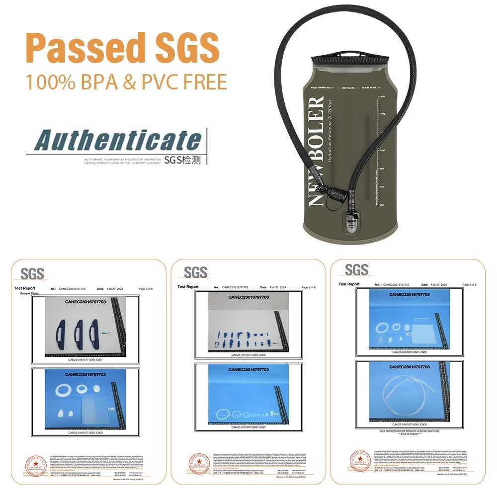 NEWBOLER TPU Detachable Drinking Tube Water Bag Large Capacity Outdoor Drinking Bag Mountaineering Running Reservoir Bag 2L3L J250923