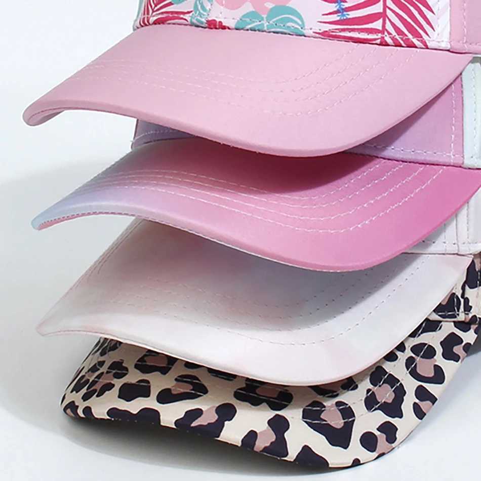 Kids Baseball Cap with Ponytail Hole Adjustable Sport Outdoor Hat ParentChild Family Matching Girls Boys Summer Sun Protection Z251029