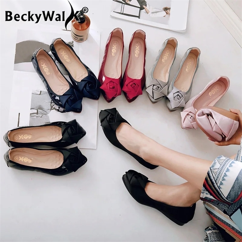 Plus Size 35-41 Women Shoes Spring Summer Flat Shoes Woman Comfortable Travel Work Shoes Ladies Fashion Loafers Fold Women Flats 241014