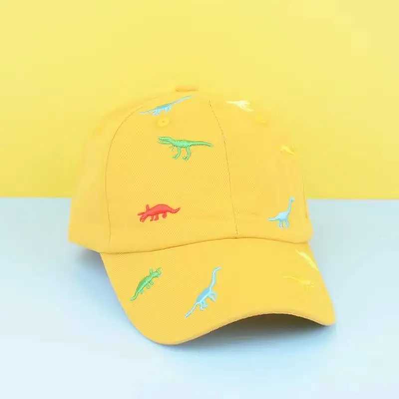 Kids Baseball Cap Dinosaur Embroidery Children Girls Boys Sun Hat Spring Summer Outdoor Adjustable Visor Baby Cap Z251029