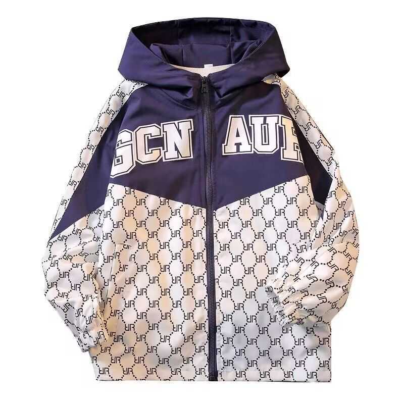 Boys Jacket Spring and Autumn 2025 New Stylish Fashionable Trench Coat for Big Boys Trendy Childrens Windbreaker C250923