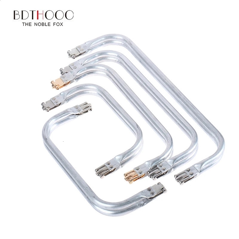 10PCS 20-30cm Metal Frame For Purse Doctor Aluminium Tube Handle bag Accessories Clutch Parts 3 Colour 240909