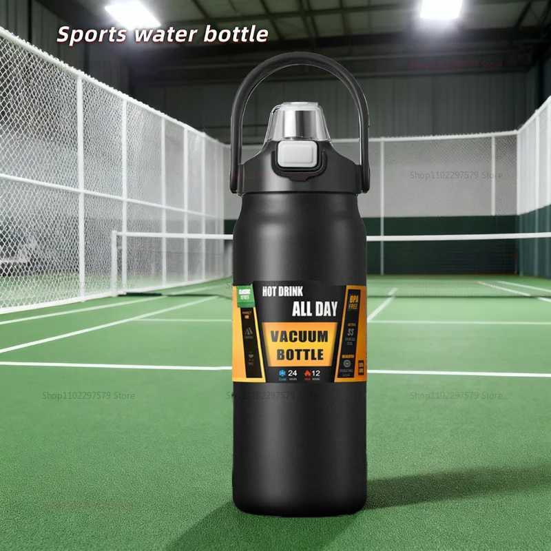 New doubledrink portable thermos insulating pot large capacity outdoor sports kettle 304 stainless steel insulating water cup J250923