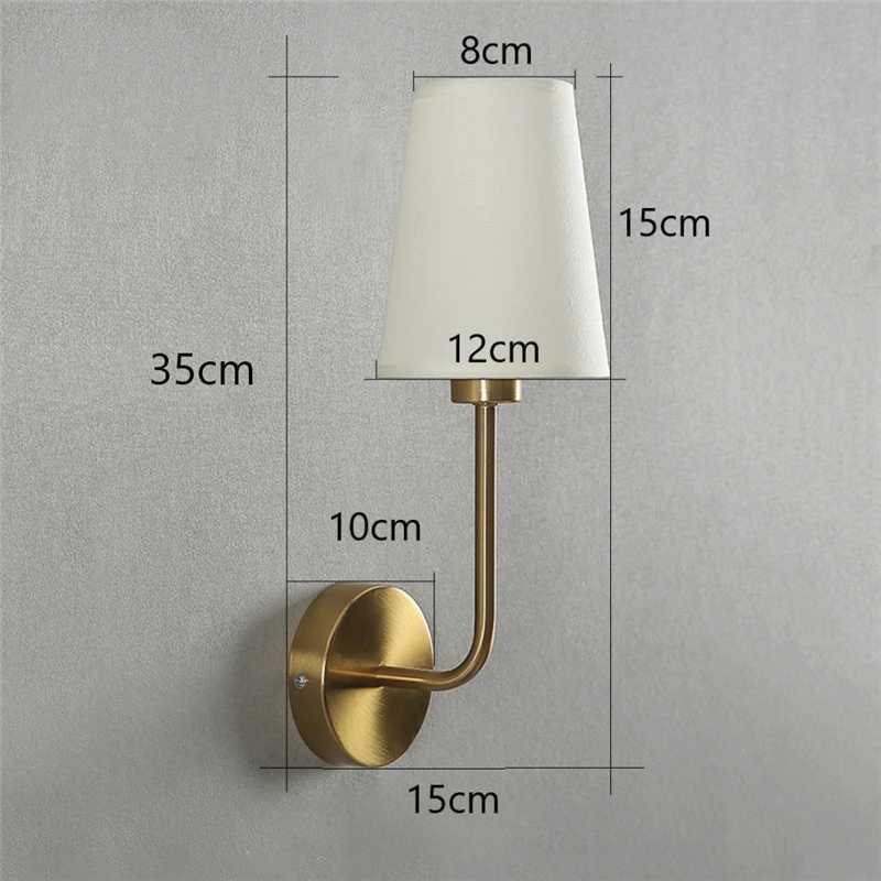 Nordic Minimalism LED Wall Lamp Modern Simple linen lampshade elbow wall Lights for Home Decor Living Room Stairs Light Fixtures C250923