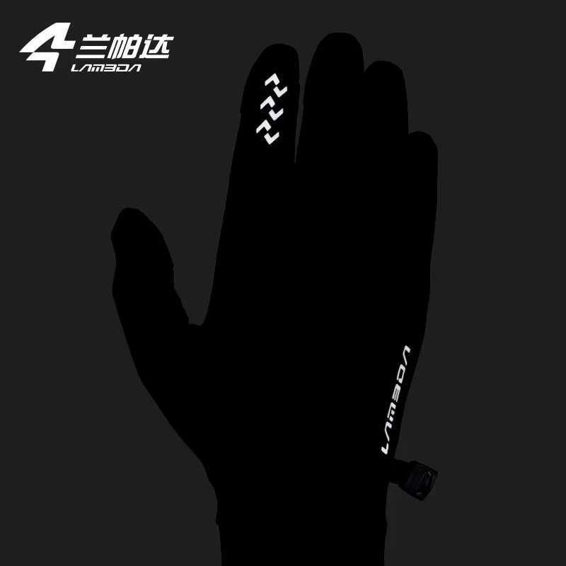 LAMEDA Winter Cycling Gloves for Men Thermal Bike Gloves Touchscreen AntiSlip Full Finger Mountain Road Bicycle Riding Gloves J250922