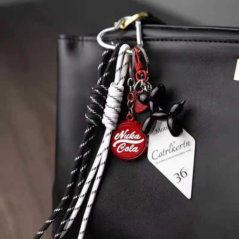 New Cool Wind Braided Rope Trendy Creative Bag Pendant Creative Bag Accessories Car Keychain Fashion Bag Parts Accessories D250923